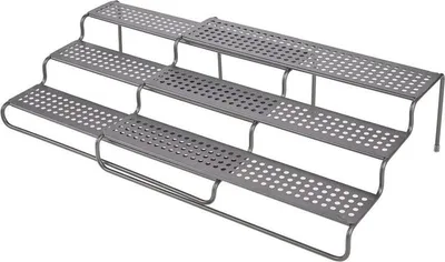 Produktbild von mDesign Gewürzregal Gewürzständer Regal Organizer ausziehbar Metall Graphit