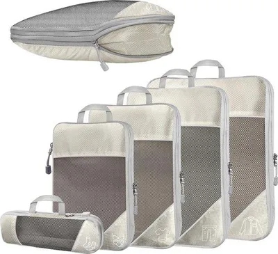 Produktbild von Famanu Kompressionspackwürfelset 5-teilig - Beige