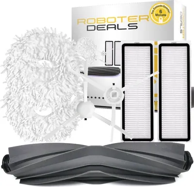Produktbild von Zubehör Set, Ersatzteile Kit für Dreame L10s Pro (2x Filter, 2x Seitenbürste, 2x Pad, 1x Hauptbürste)