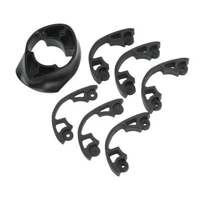 Produktbild von Lenker-Gummiunterlagen (schwarz) für Rennrad – Universal Spacer Washer für Pinarello Most F8/F10/F12, ideal zur Reparatur und Anpassung