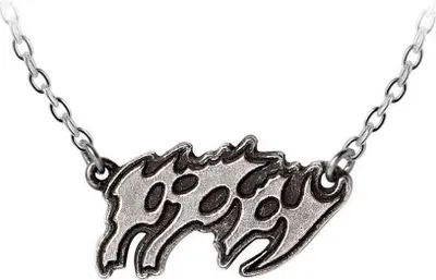Produktbild von Poppy - Logo-Halskette mit Anhänger für Herren/Damen Uni, Englischer Zinn RO15370 (Einheitsgröße) (Metall)