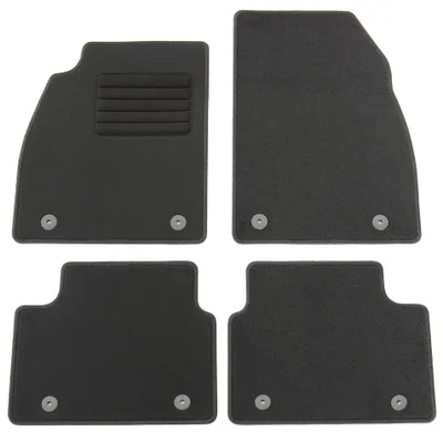 Fußmatten-Set für Opel Insignia, 09/2013-05/2017, 4-teilig, Schwarz