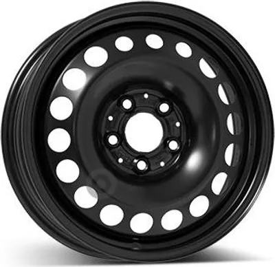 Productafbeelding van 16-inch stalen velg ALCAR, 16" x 6.5", 5x112 boutgaten, ET44, 66.50mm naafdiameter, zwarte velg