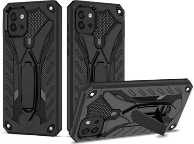 Produktbild von König Design Hülle kompatibel mit Samsung Galaxy A03 Kunststoff Soft Handyhülle - Handy Case Schwarz