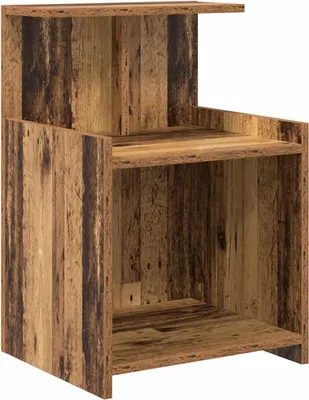 Obrázok produktu pre vidaXL Nočný stolík staré drevo 40 x 35 x 60 cm drevený materiál