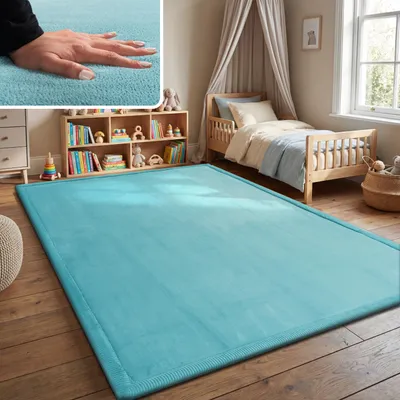 Produktbild von Kinderteppich Kinderzimmer Teppich Baby Spielteppich Flauschig Rutschfest Deko Grösse 200x280 cm