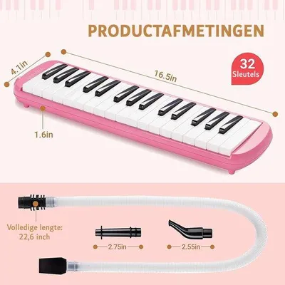 Produktbild von Klappenhorn 32 Tasten ABS Kunststoff schwarz für Anfänger
