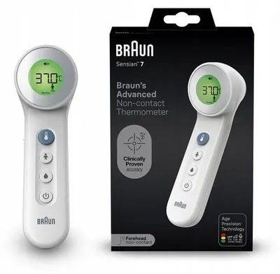 Produktbild von Berührungsloses Fieberthermometer für Kinder für die Stirn Braunt Bnt 400