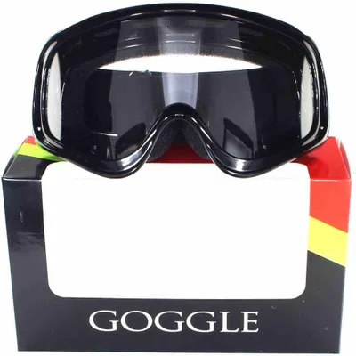 Zdjęcie produktu dla Okulary Motocyklowe Quad Cross Atv Czarne Oxf-3028 Ox