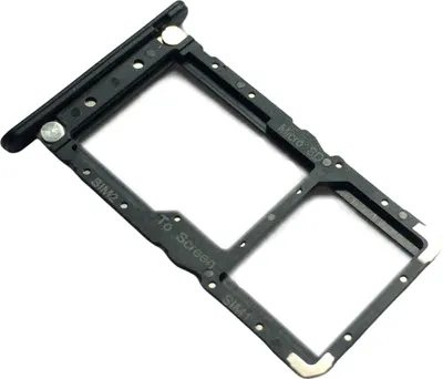 Produktbild von Simkartenhalter und micro-SD Speicherkartenfach für Sony Xperia L4 (XQ-AD52), Original Ersatzteil, Schwarz