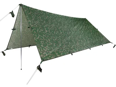 Produktbild von Tarp Elements Camping Sonnensegel - Vor Zelt Dach Plane Regenschutz Leicht