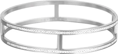 Produktbild von Esprit Damen Armband Armreif Edelstahl JW50218 Silber ESBA11176A600