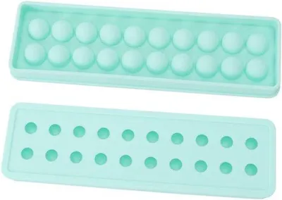 Produktbild von VHV - Eiswürfelform – Silikon-Wabenform mit 20 Fächern – zum Kühlen und Aufbewahren – für Whisky, Cocktails, Kaffee und Getränke