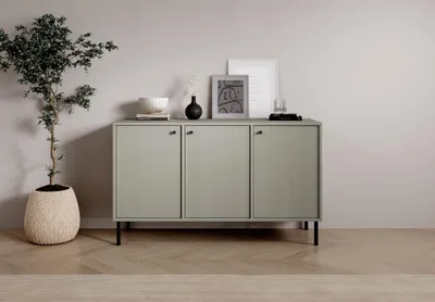 Obrázek produktu pro Široká komoda s dvířky DENRA - zelená