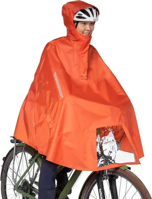 Produktbild von Famanu Regenponcho für Erwachsene - wasserdichter Poncho für Radfahrer