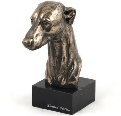 Image de Vipet - Statue de chien, buste sur socle en pierre, statue, trophée pour exposition canine de la marque Art-Dog