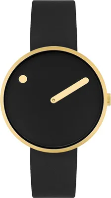 Obrázok produktu pre Picto 34087-0114G, uni, čierna, vyrobené z biologicky odbúrateľných materiálov, priemer 34 mm, vodotesnosť 5 ATM
