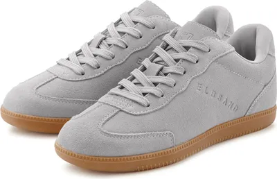 Produktbild von Elbsand Sneaker Freizeitschuh, Ledersneaker, Schnürschuh hellgrau Größe 43