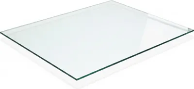 Produktbild von HOOZ Glasplatte – Tischplatte aus ESG-Sicherheitsglas 6 mm mit Kantenschliff, für Couchtisch, Glastisch, quadratisch 50 x 50 cm, Transparent