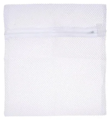 Image de Filet à linge - Sac à linge - Lot de 2 - Polyester - Blanc