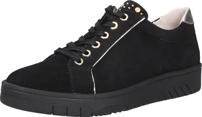 Produktbild von Waldläufer DamenSchnürschuhe, schwarz(schwarzgold (540)), Gr. 6