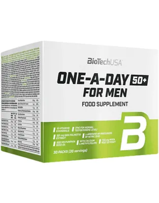 Immagine prodotto di BioTech USA One-A-Day 50+ For Men 30 confezioni / Multivitamine / Integratore multivitaminico-minerale complesso per uomini over 50