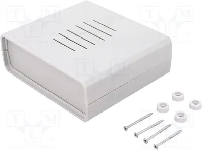 Zdjęcie produktu dla 1 x Obudowa: z płytą Y: 129,8 mm, X: 149,5 mm, Z: 50 mm, wentylowana, kolor szary, model Z4WJ