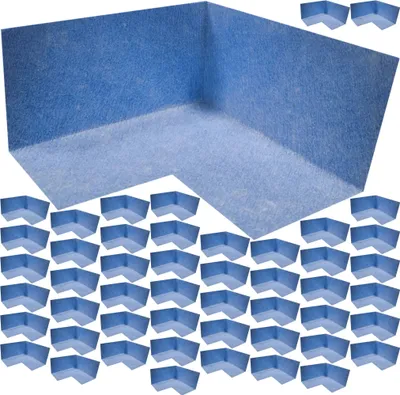 Produktbild von 50 Stück doitBau Sanitär Dichtecke Innen TPE blau 60x120mm