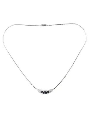 Produktbild von MIAMAR 1138881 Damen Collier 18 Karat (750) Weißgold Silber blau 42 cm