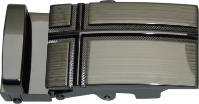 Produktbild von Herren Gürtel Automatik Schnalle Kreuz Uni für 3,2 cm breite Gürtel Silber Kreuz