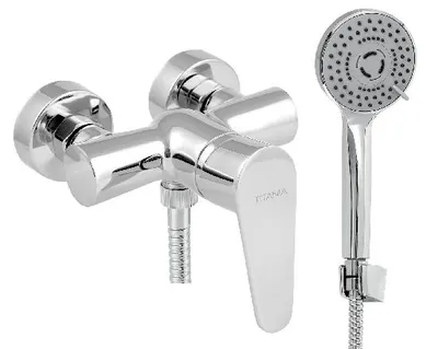 Zdjęcie produktu dla Novaservis Titania Fresh - Bateria prysznicowa z akcesoriami, rozstaw 100 mm, chrom 96065,0E