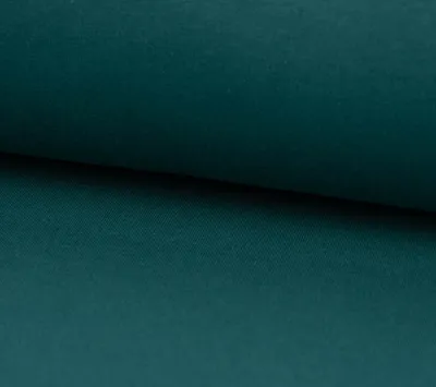 Produktbild von Sweatstoff Meterware Bio Soft dünn uni Tannengrün 1,5m