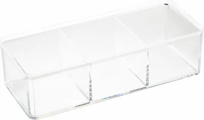 Immagine prodotto di 5five Simply Smart Kosmetik-Aufbewahrungsdose Selena mit 3 Fächern, Kunststoff, 22.8 x 9.5 x 8 cm, 155907