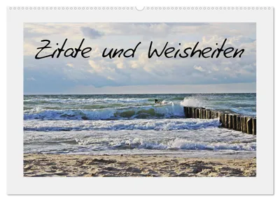 Produktbild von Zitate und Weisheiten (Wandkalender 2027 DIN A2 quer), CALVENDO Monatskalender