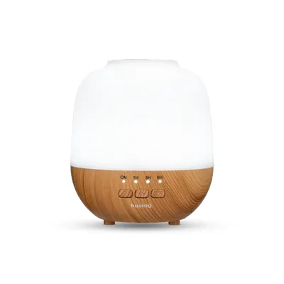 Zdjęcie produktu dla Huslog dyfuzor zapachowy z mleczną pokrywą 120 ml LED USB nawilżacz aromaterapia