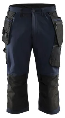 Produktbild von Blakläder Handwerker Piratenhose 4-Wege-Stretch 1521, Farbe:Dunkel Marineblau/Schwarz, Größe:C52