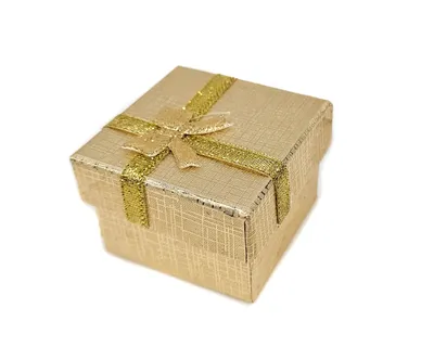 Produktbild von 10 x Ringetuis Schmuckschachtel Ringebox Schmuckkästchen Schmucketuis (gold)