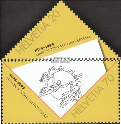 Produktbild von Briefmarken Schweiz 1999 Mi 1690-1691 (kompl.Ausg.) postfrisch 125 J. Weltpostverein