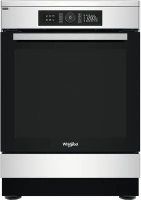 Image de Whirlpool 869991679100, Cuisinière, Acier inoxydable, Commandes tactiles, Acier inoxydable, Façade, Acier inoxydable