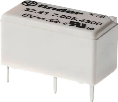 Image de FINDER Relais pour circuit imprimé 12 V/DC, 6 A, 1 contact de travail 32.21.7.012.4300