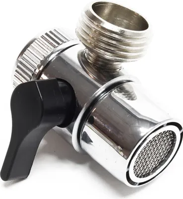 Image de Robinet à deux voies Adaptateur de robinet Filtre à eau sur évier 20mm (3/4")