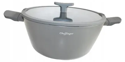 Zdjęcie produktu dla Garnek 28cm z pokrywką do odcedzania Cheffinger