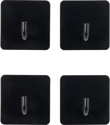 Produktbild von 5 five simply smart - 4 selbstklebende kleiderhaken "stiky" 4,5x2,7cm