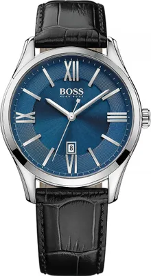 Image de Hugo Boss Montre Homme Acier inoxydable Cuir Ambassador HB1513386