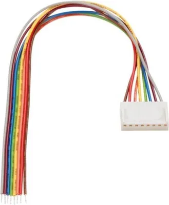 Produktbild von Velleman BTWF8, 0,2 m, 8-polig, Weiblich, Gerade, Mehrfarbig, Weiß, 17,8 mm