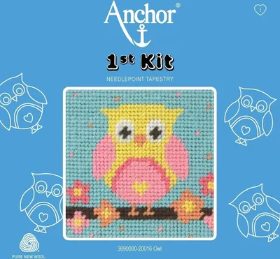 Produktbild von Anchor Stickset für Kreuzstich, Motiv 10x10cm, inklusive Nadel und Fäden