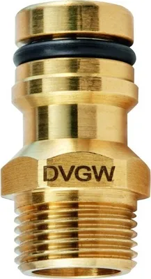 Produktbild von GEKA® plus Trinkwasser Gerätestecker Außengewinde 3/4 Zoll - 19 mm DVGW VP550