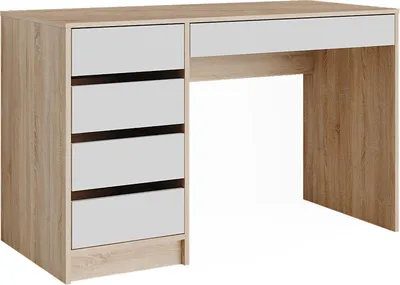 Produktbild von Schminktisch Vicco Sherry Weiß/Sonoma 120 cm, Model 36729