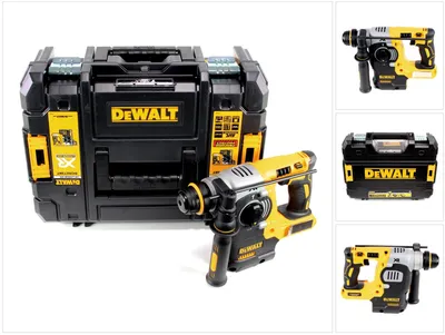 Obrázek produktu pro DeWALT DCH273NT, SDS Plus, Černá, Žlutá, 2,4 cm, 1100 ot/min, 2,1 J, 4600 cm³/min