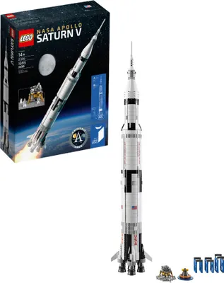Produktbild von LEGO Ideas NASA Apollo Saturn V - 21309, Bausatz, 14 Jahr(e), 1969 Stück(e), 2,46 kg